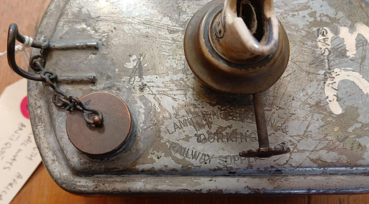 South African Railways Lamp - Antique