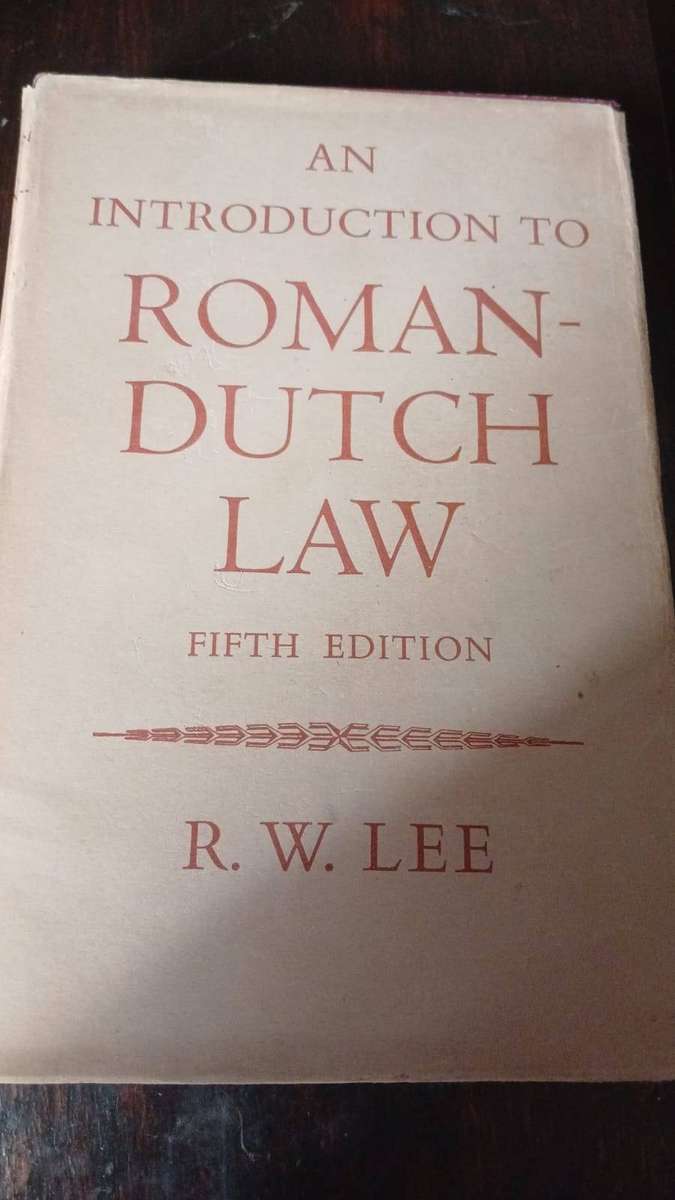 An Introduction to Roman-Dutch Law (Oxford)