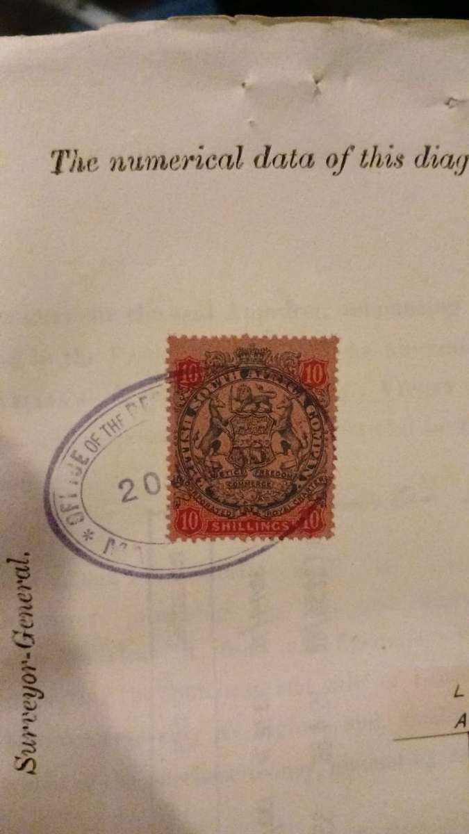 Bulawayo Property Deed, 1897