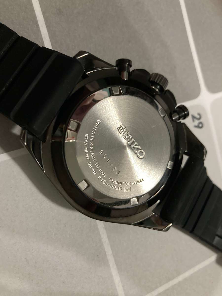 Seiko 8T63-10 Bar Waterproof Mens Watch