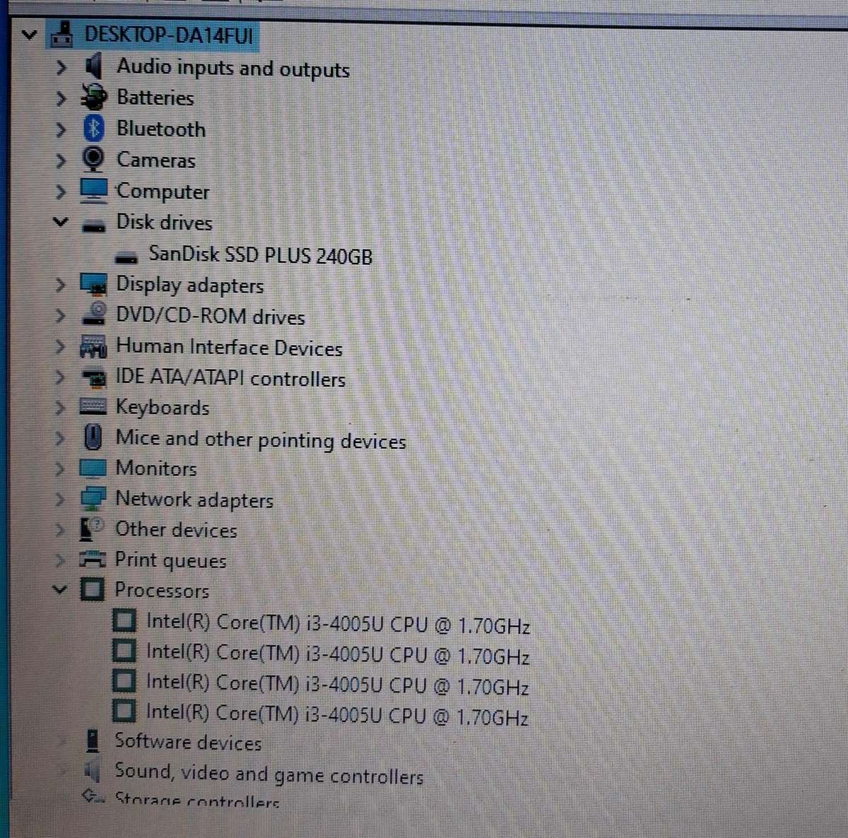 Acer Extensa 2510 Laptop Bargain 1.7GHZ Processor 240GB Solid State Drive