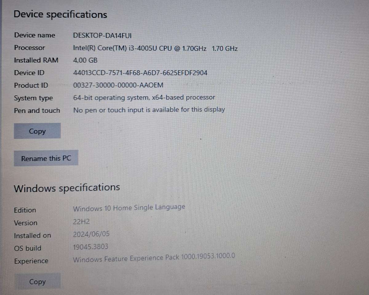 Acer Extensa 2510 Laptop Bargain 1.7GHZ Processor 240GB Solid State Drive