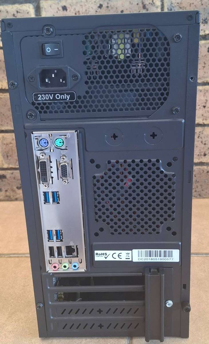 Asus Prime B250M-K Intel System Core i5 - 7400 3GHZ CPU 4GB Ram Plus Crucial BX500 240GB SSD Drive