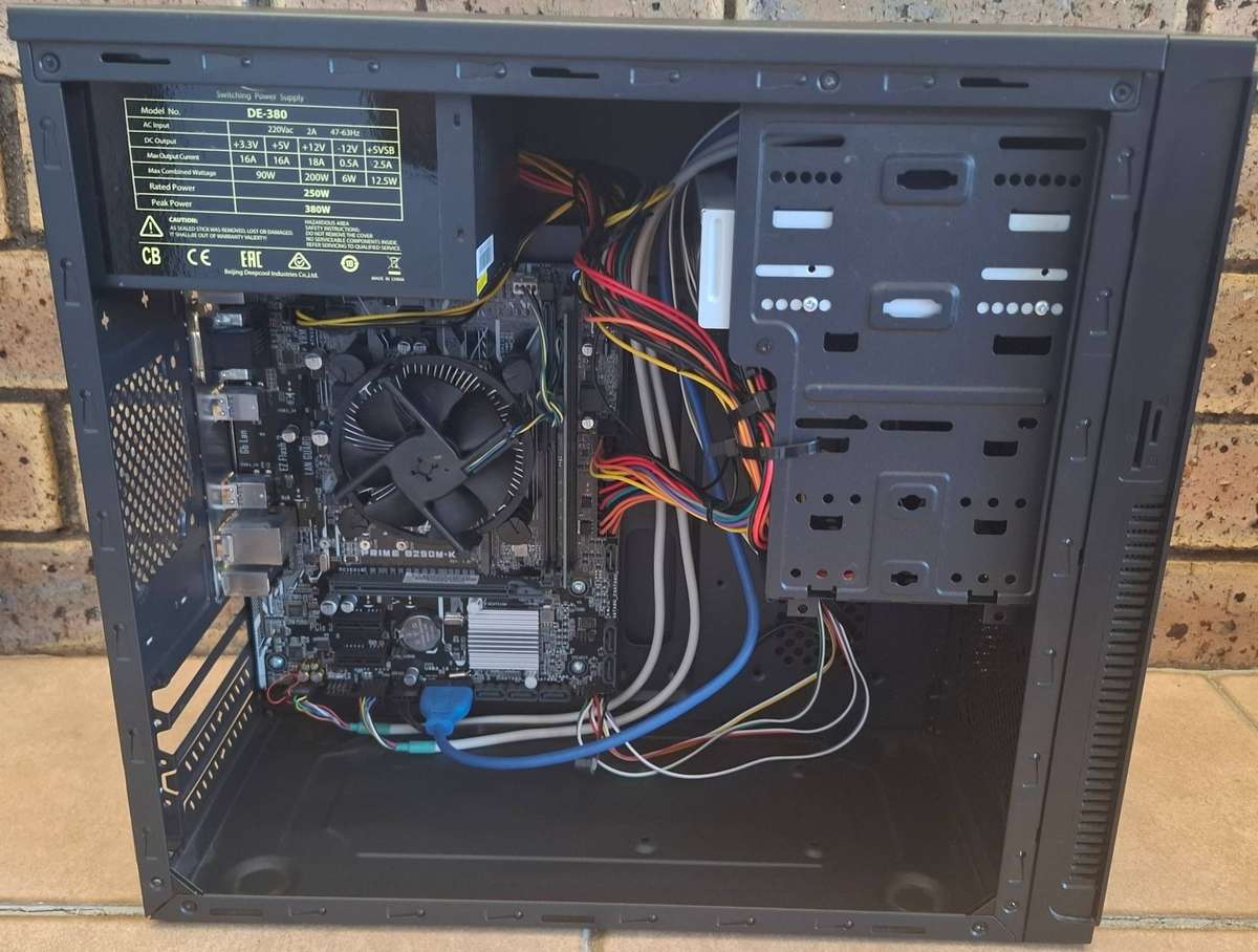 Asus Prime B250M-K Intel System Core i5 - 7400 3GHZ CPU 4GB Ram Plus Crucial BX500 240GB SSD Drive