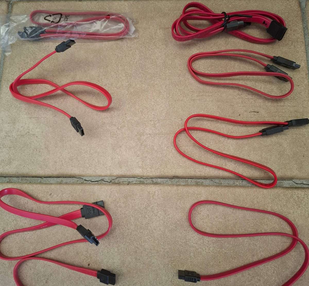 Various Pc Accessories Case Fans & Sata cables