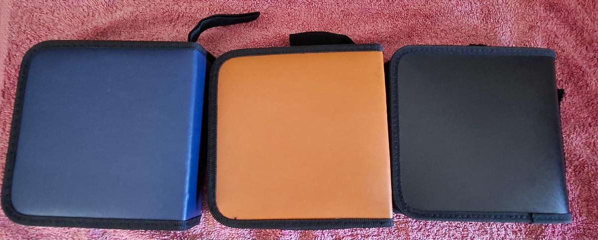 CD Wallet Set Of 3 Cd Dvd Holders