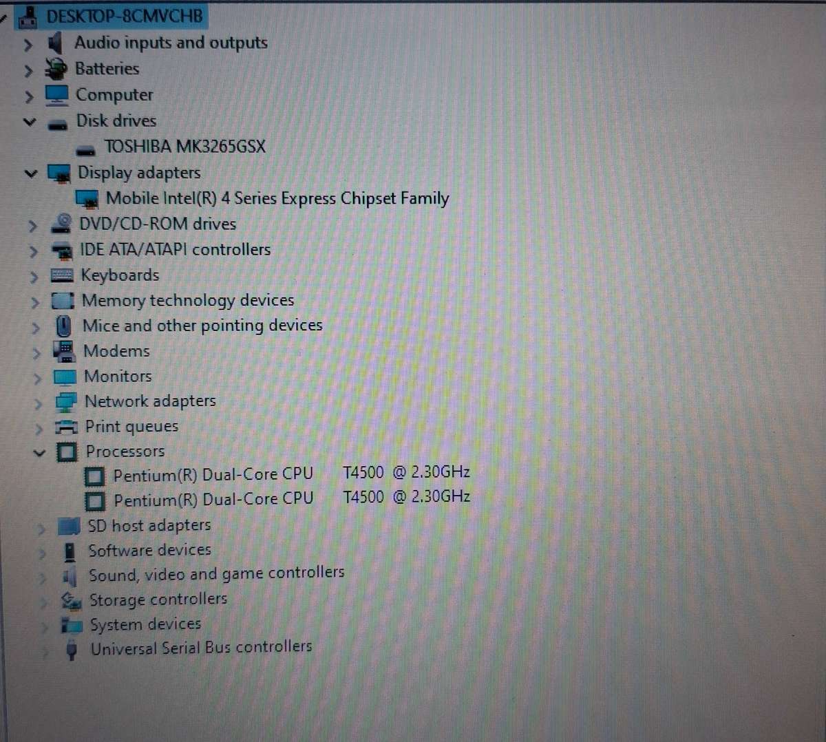 Mecer Expression Laptop Pentium 2.30GHZ Dual Core Windows 10 Pro 2GB Ram 320GB Hard Drive