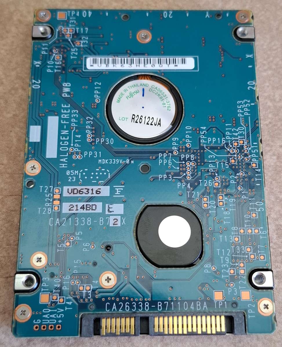 Fujitsu 60GB Sata Laptop Hard Drive