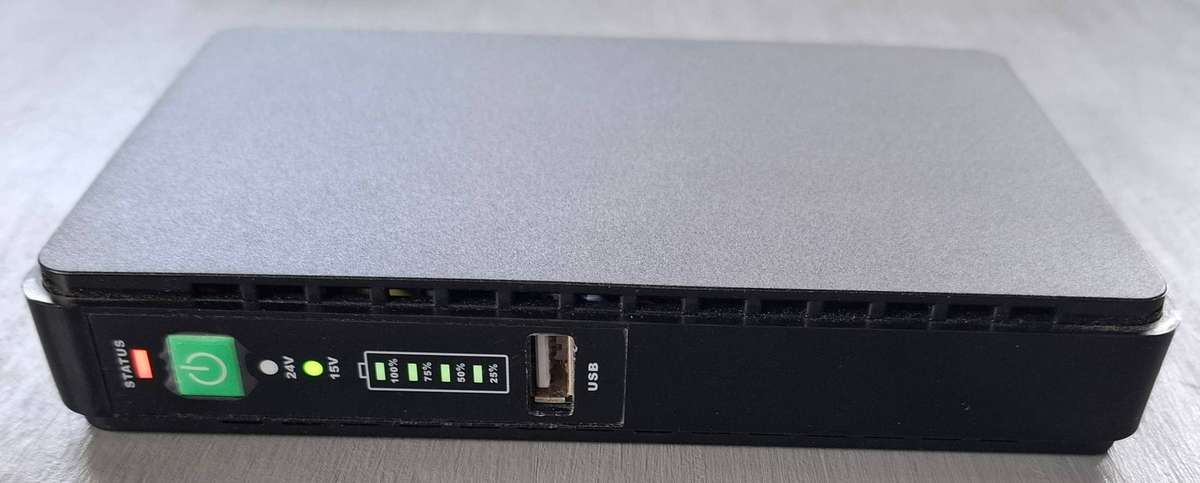 Mini UPS Battery Backup Supply Mini UPS 5V 9V 12V With Splitter Cables Included