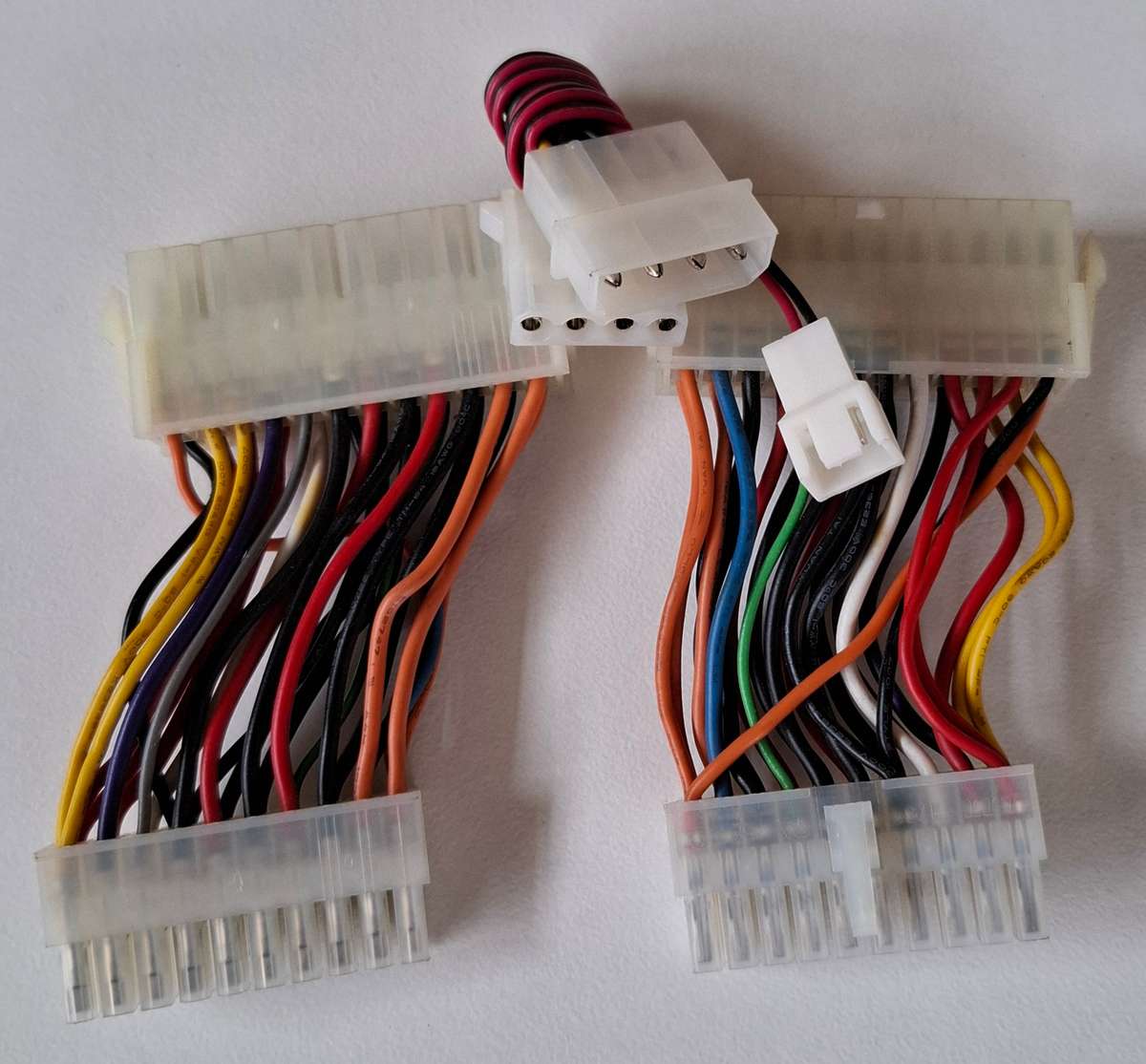 ATX Extender PSU 20-24 Pin Cable Plus Power Splitter Connector