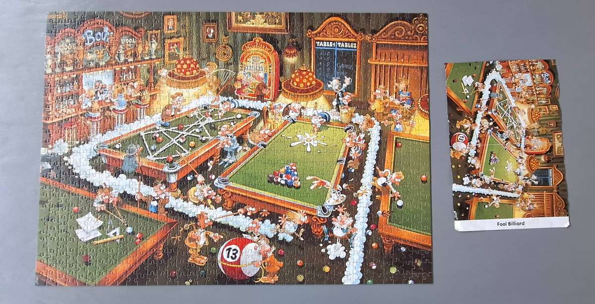 Heye Ryba 1000 Piece Collectable Puzzle Fool Billard
