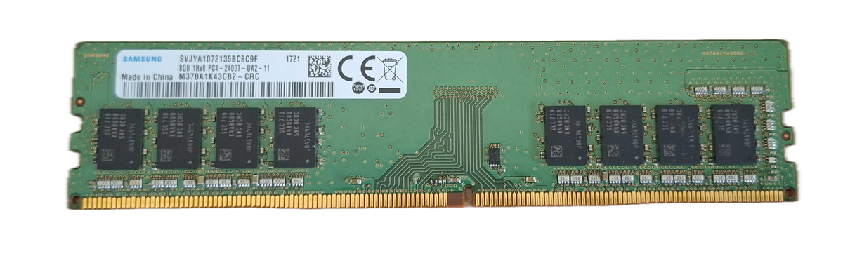 Samsung 8GB DDR4-2400MHz desktop memory module