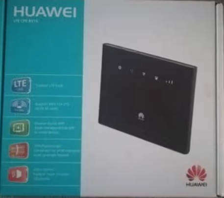 Huawei LTE B315 Wifi Router Including Mini Battery Backup Charger Adapter & Antennas