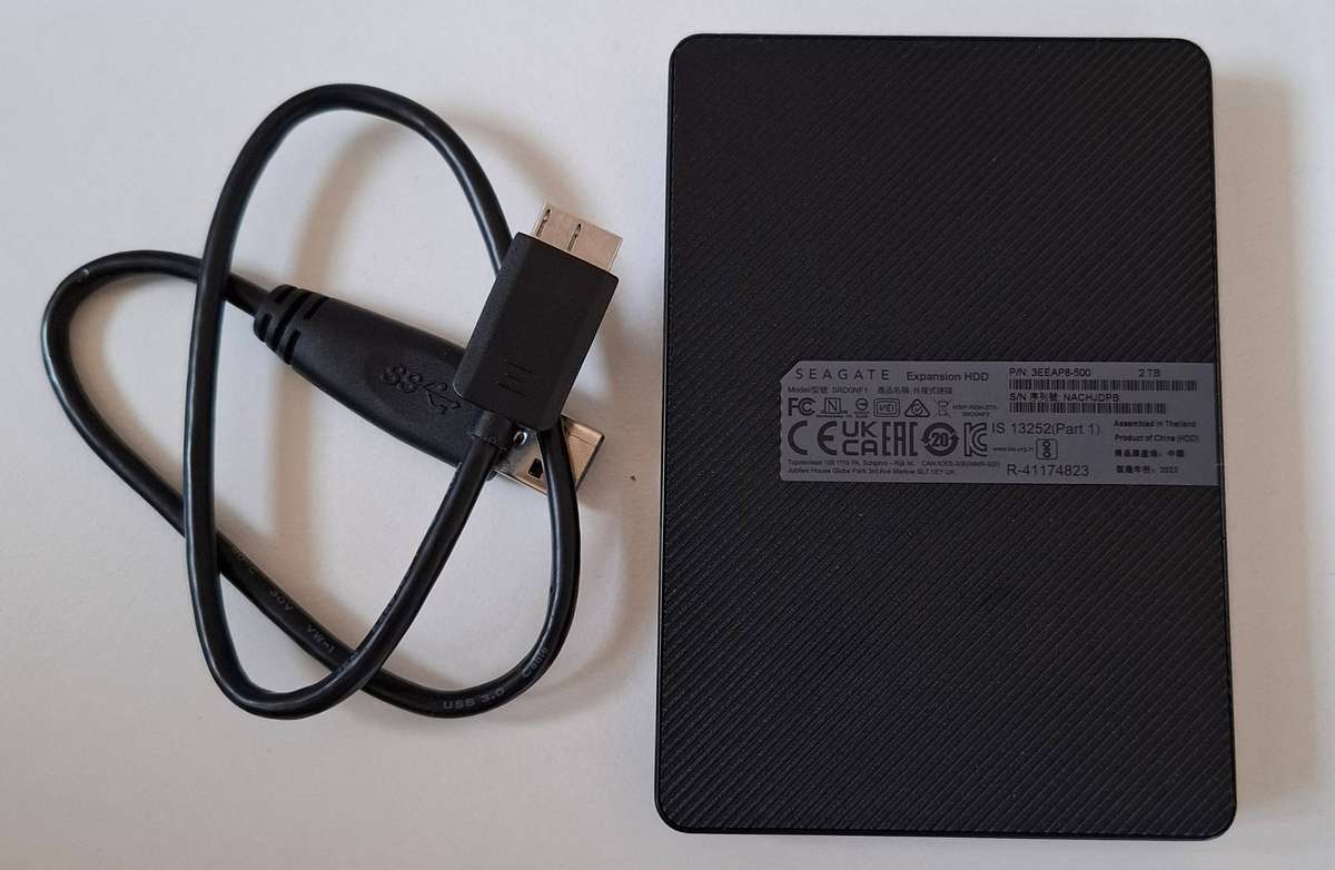 Seagate Expansion Portable Drive USB3 2TB External Hard Drive