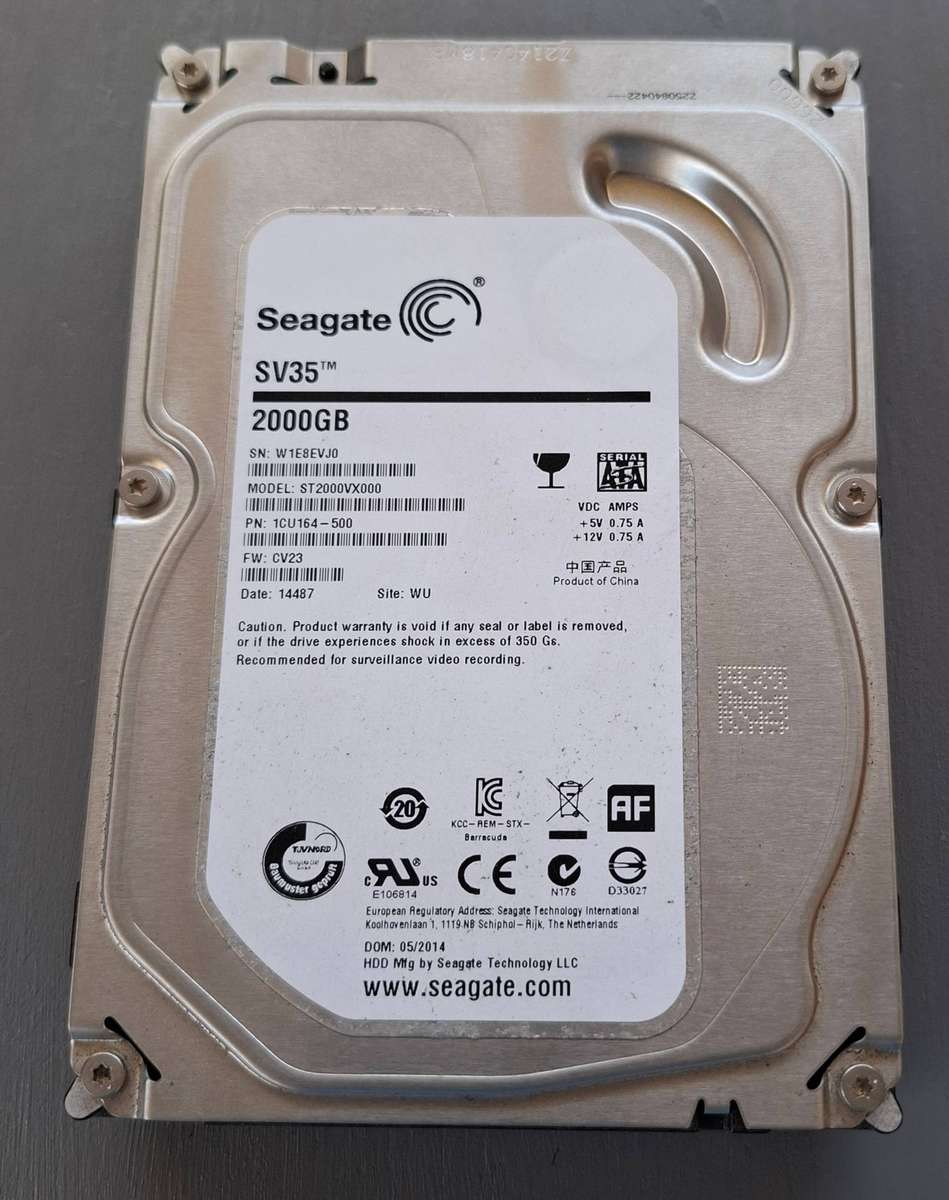 Seagate SV35 Series 2TB surveillance internal hard drive