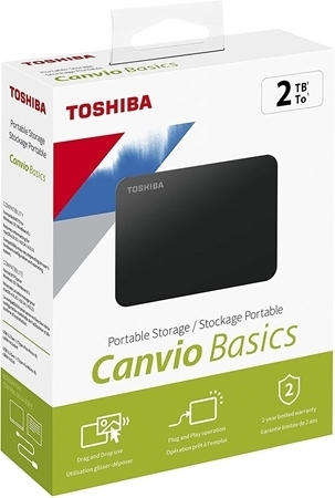 Toshiba 2TB USB 3 External Portable Hard Drive