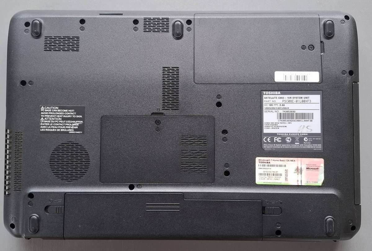 Toshiba Satellite C650 16N Laptop