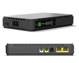 Mini UPS Battery Backup Supply Mini UPS 5V 9V 12V With Splitter Cables Included