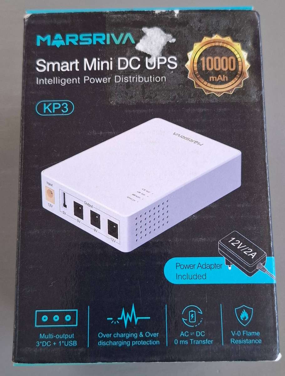 Marsriva DC UPS & Power Bank - KP3 18W 10000mAh