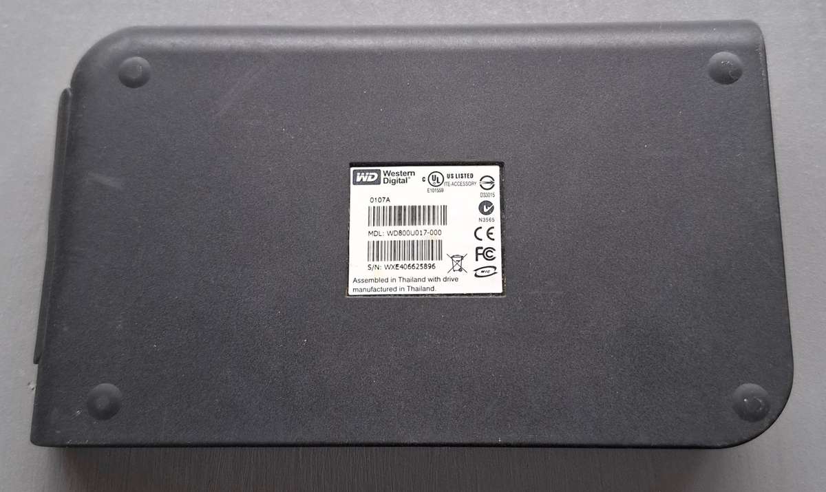 Western Digital 80GB External Portable Hard Drive