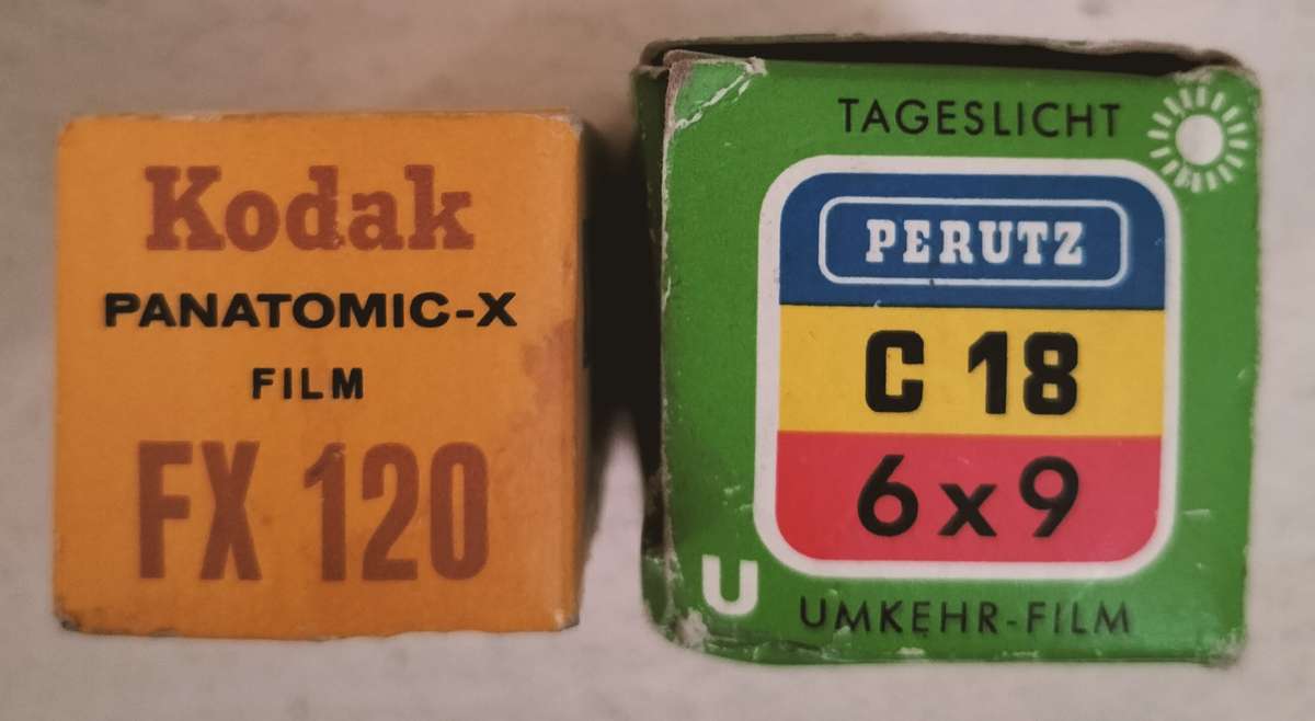 Vintage Kodak and Perutz film - expired