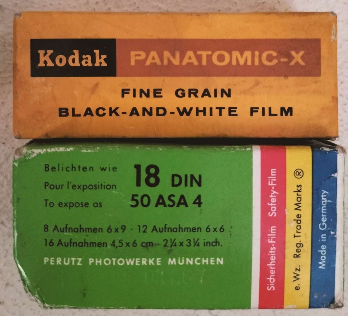Vintage Kodak and Perutz film - expired