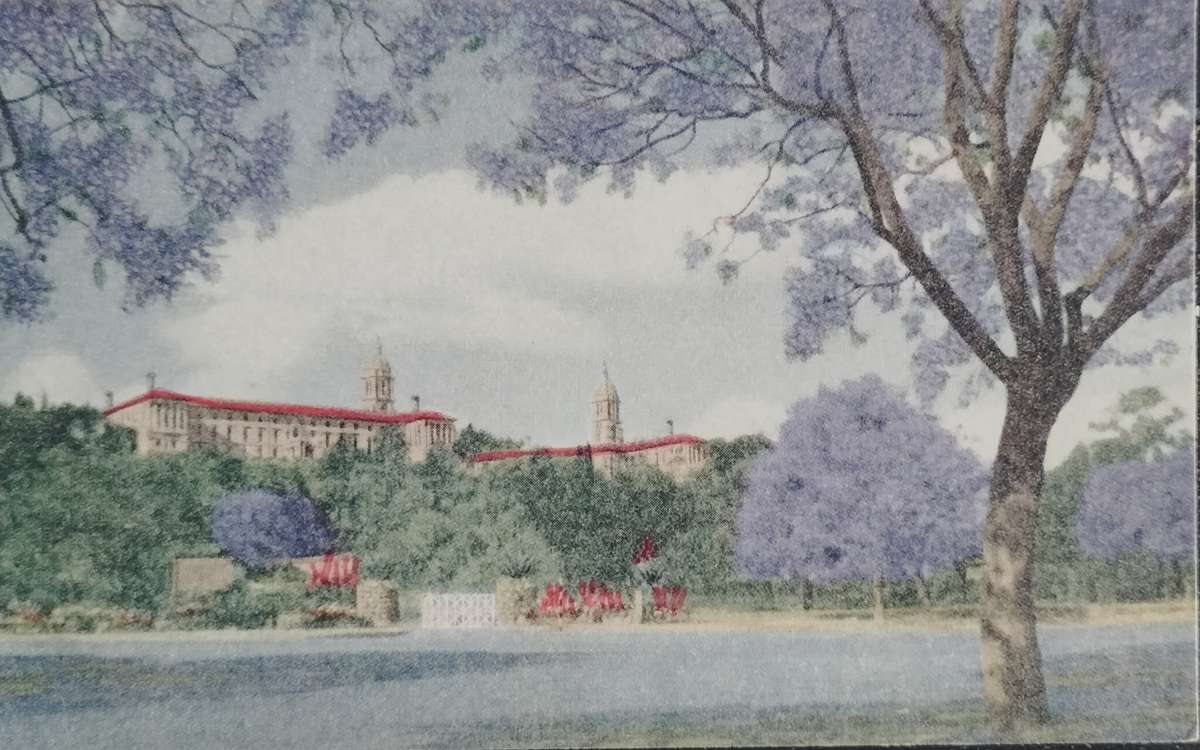Vintage Post Card - Pretoria - Union Buildings