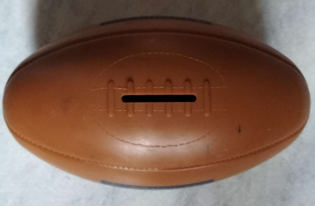 Vintage Barclays Bank plastic piggy bank / savings box / savings bank