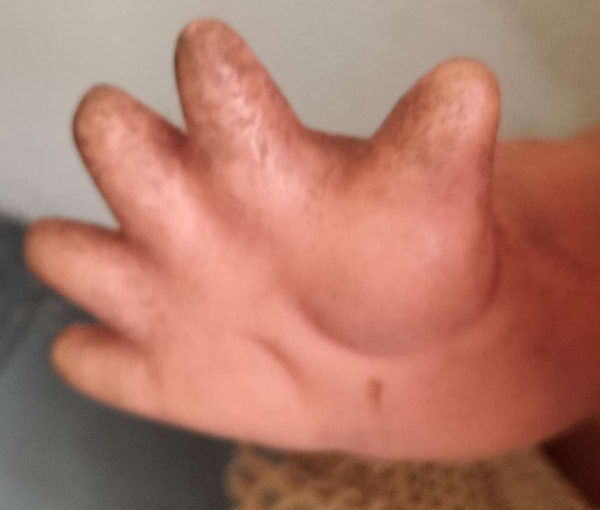 Large winged rubber Kewpie (60cm)