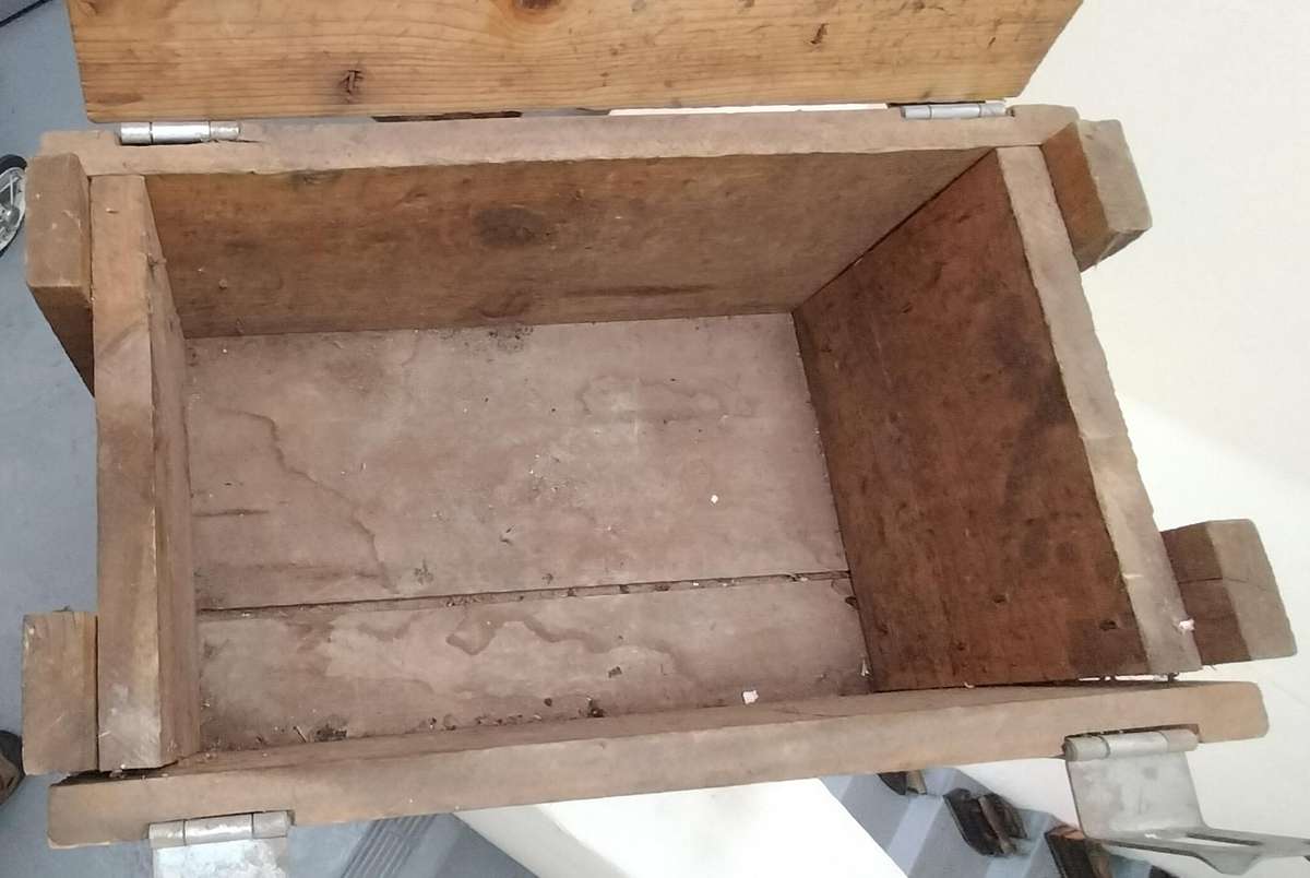 Wooden military Ammo case