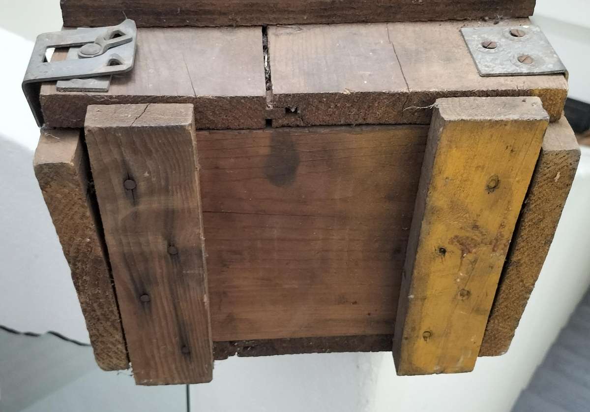 Wooden military Ammo case