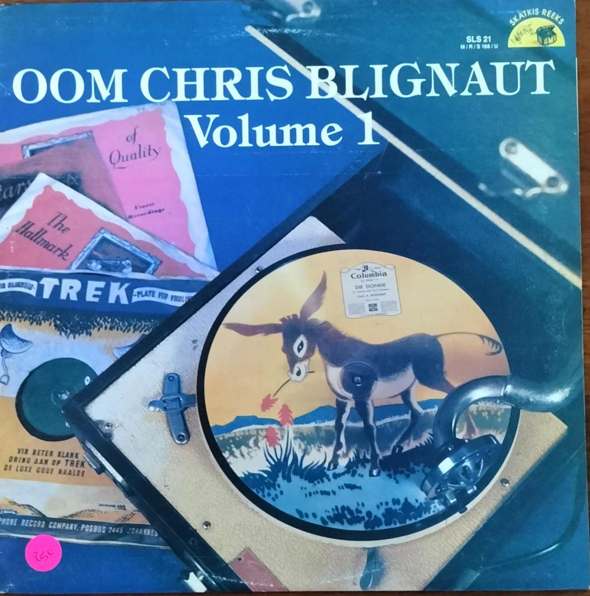 Boere musiek plaat - Vinyl / LP / Record - Oom Chris Blignaut (Volume 1)
