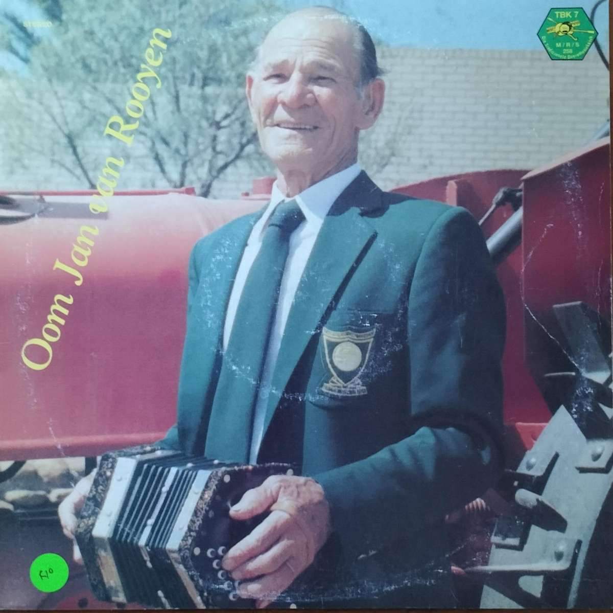 Boere musiek plaat - Vinyl / LP / Record - Oom Jan van Rooyen