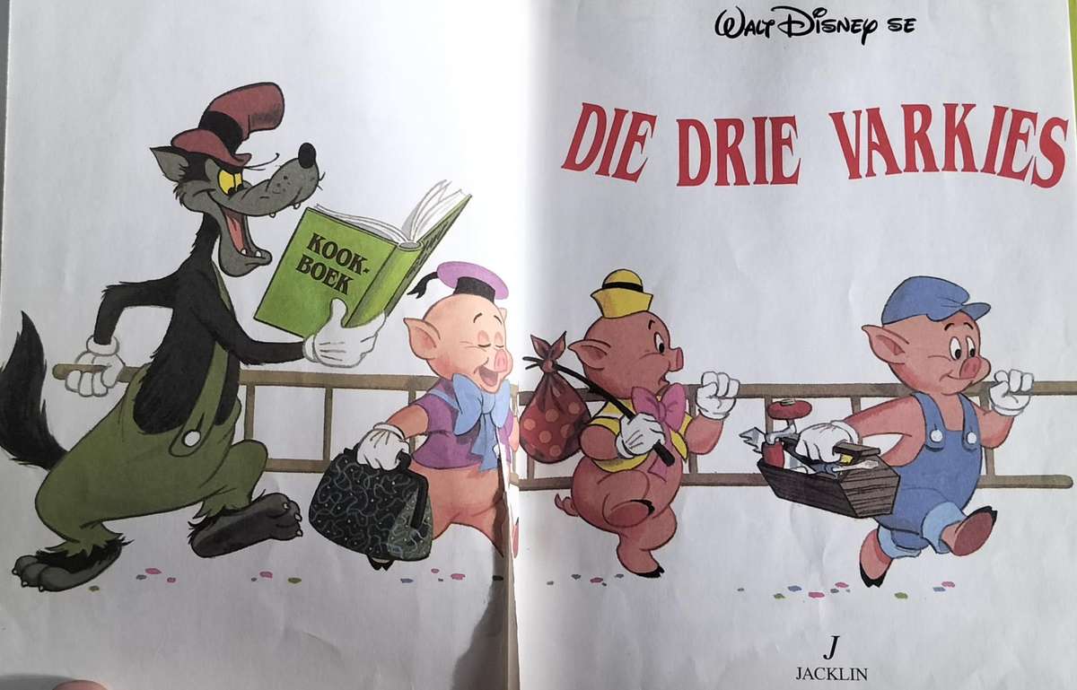 Disney se wonder wereld van lees - Die drie varkies (1972)  - hardeband