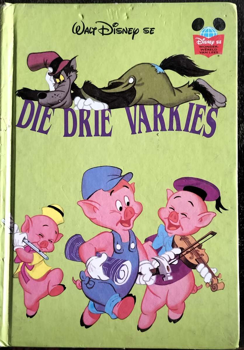 Disney se wonder wereld van lees - Die drie varkies (1972)  - hardeband