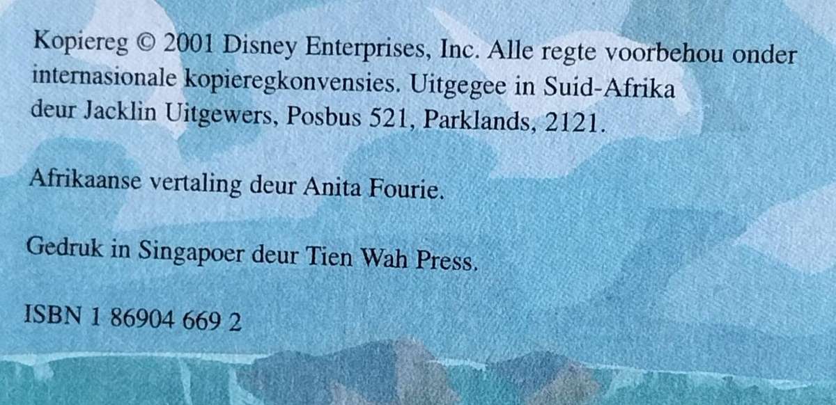 Disney se wonder wereld van lees - Atlantis - die verlore ryk (2001) - hardeband