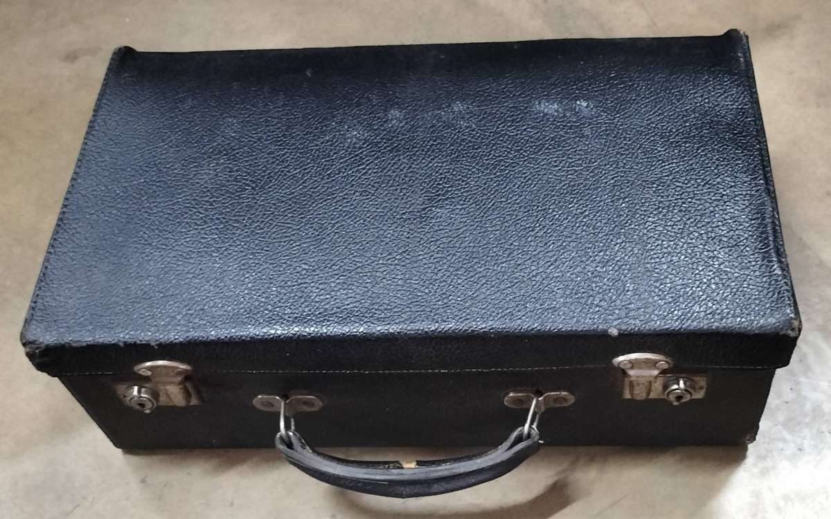 Vintage General Practitioners case filled with essential medical items