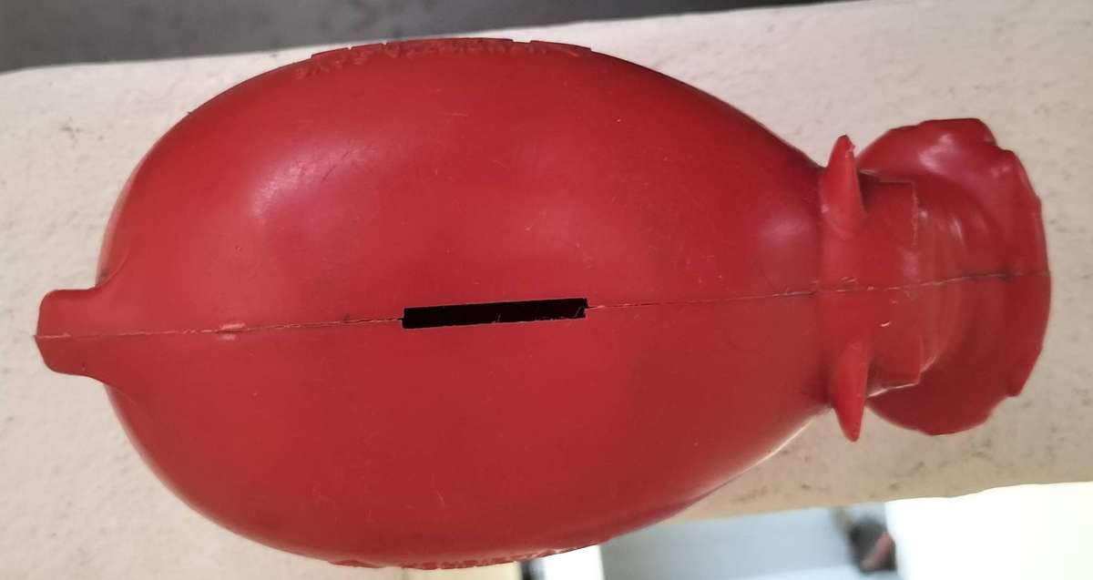 Vintage Allied Bank savings box / money box / piggy bank