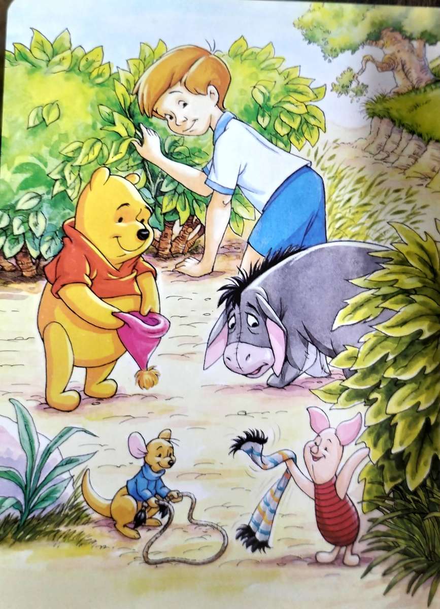 Disney - Winnie the pooh - Eeyore loses his tail again
