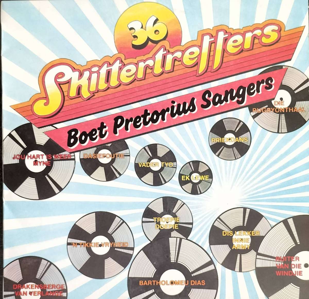 Boet Pretorius Sangers - 36  Skittertreffers- Langspeel plaat (LP / Vinyl / Record)