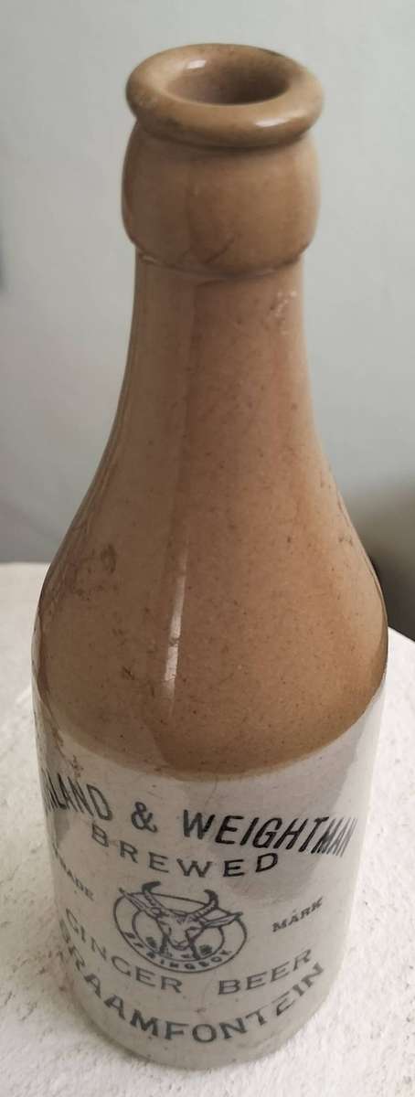 Ginger Beer Bottle - Borland & Weightman - Braamfontein