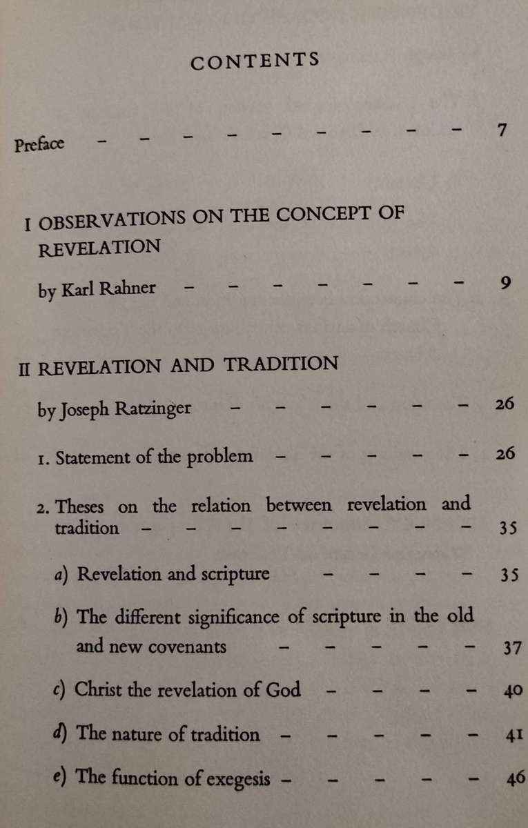 Revelation and Tradition (Rahner & Ratzinger, 1966) - Book 17