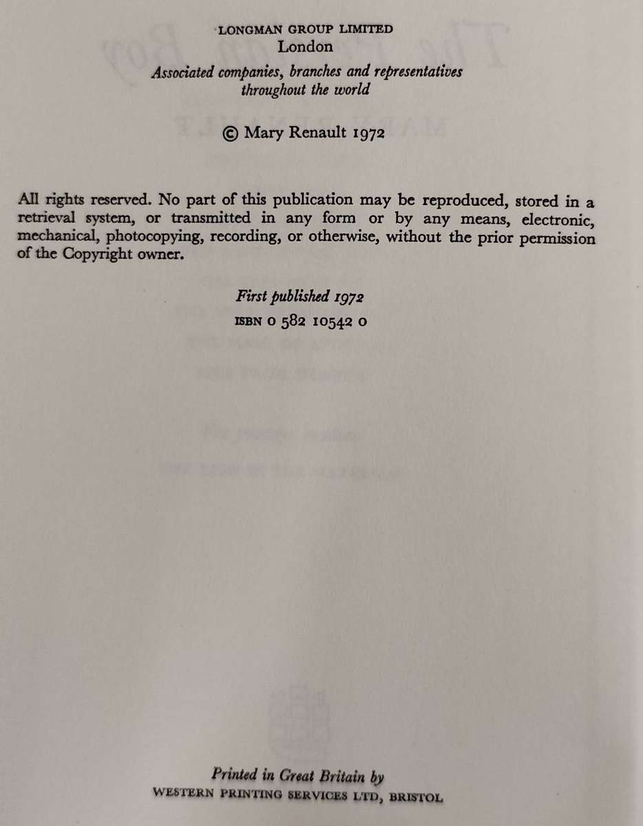 The Persian Boy (Renault, 1972)