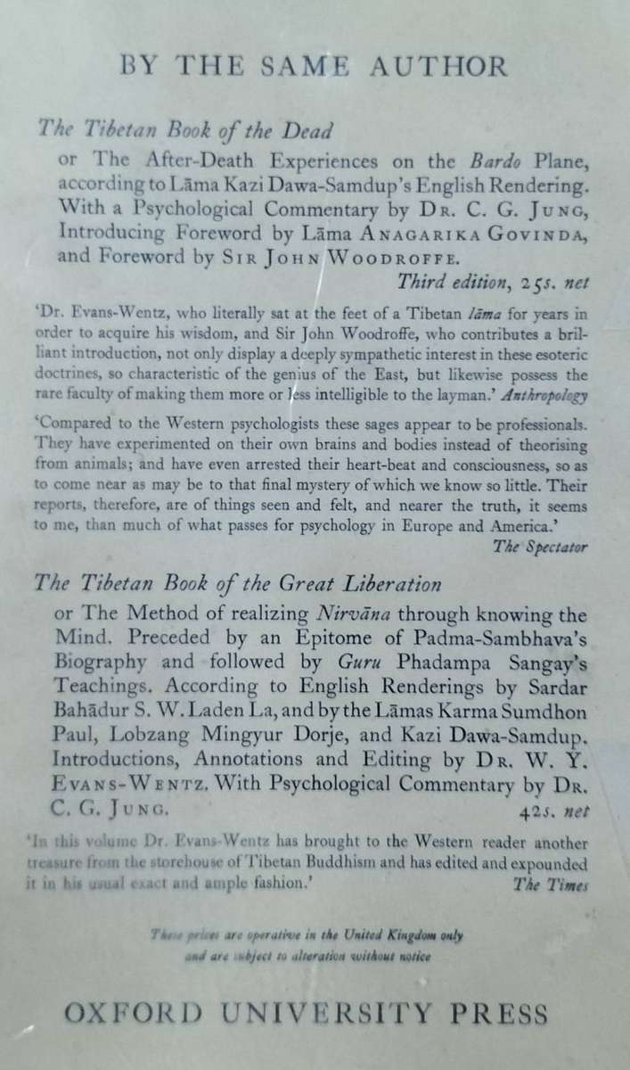 Tibetan Yoga and secret doctrines (Evans-Wentz, 1960) - Oxford University Press