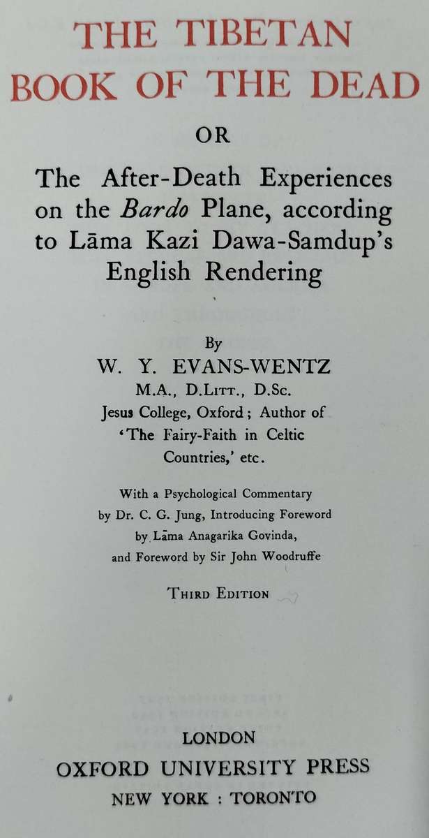 The Tibetan book of the dead (Evans-Wentz, 1954) - Oxford University Press