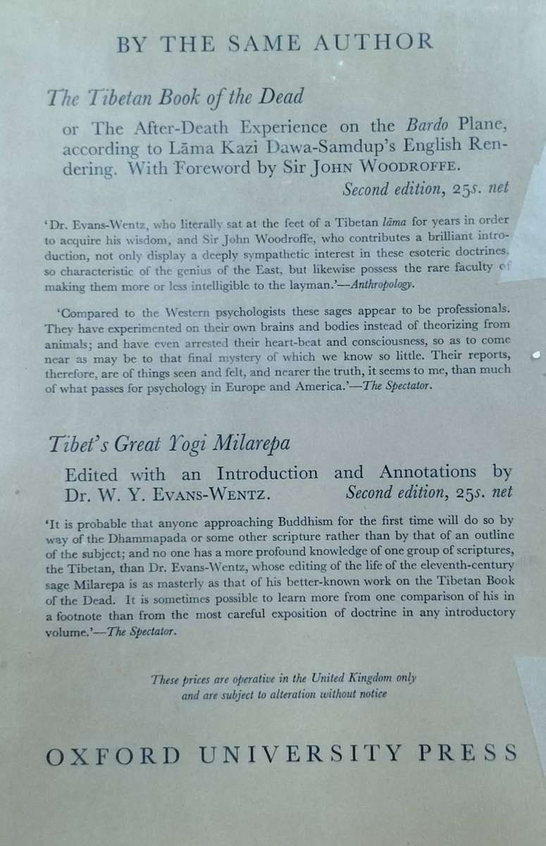 The Tibetan book of the great liberatio (Evans-Wentz, 1954) - Oxford University Press