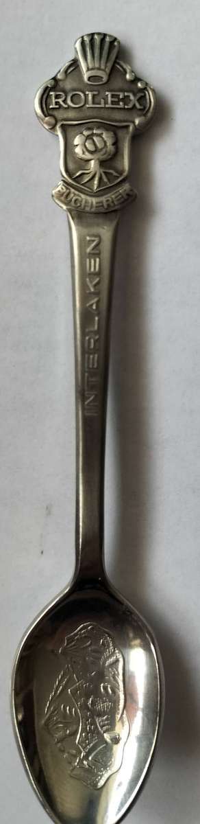 Vintage souvenir spoon - Rolex - Switzerland
