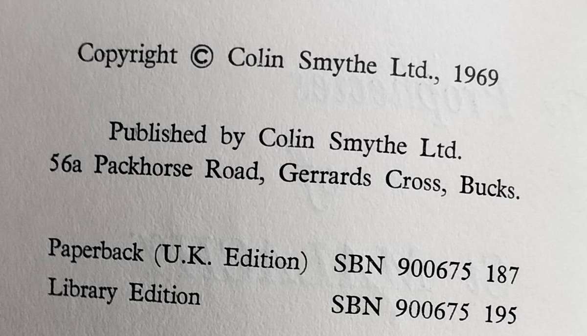 The Prophecies of St Malachy and St Columbkille (Smythe, 1969)