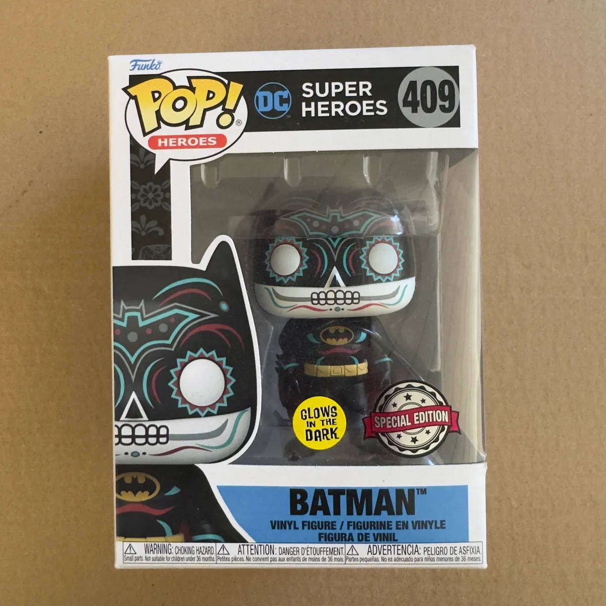 FUNKO POP! 409 Batman: Día de los DC (Chase) - Special Edition Glow in the Dark - New in Box