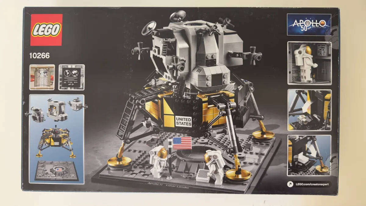 LEGO Creator - Space - NASA Apollo 11 Lunar Lander - 10266 - Sealed New